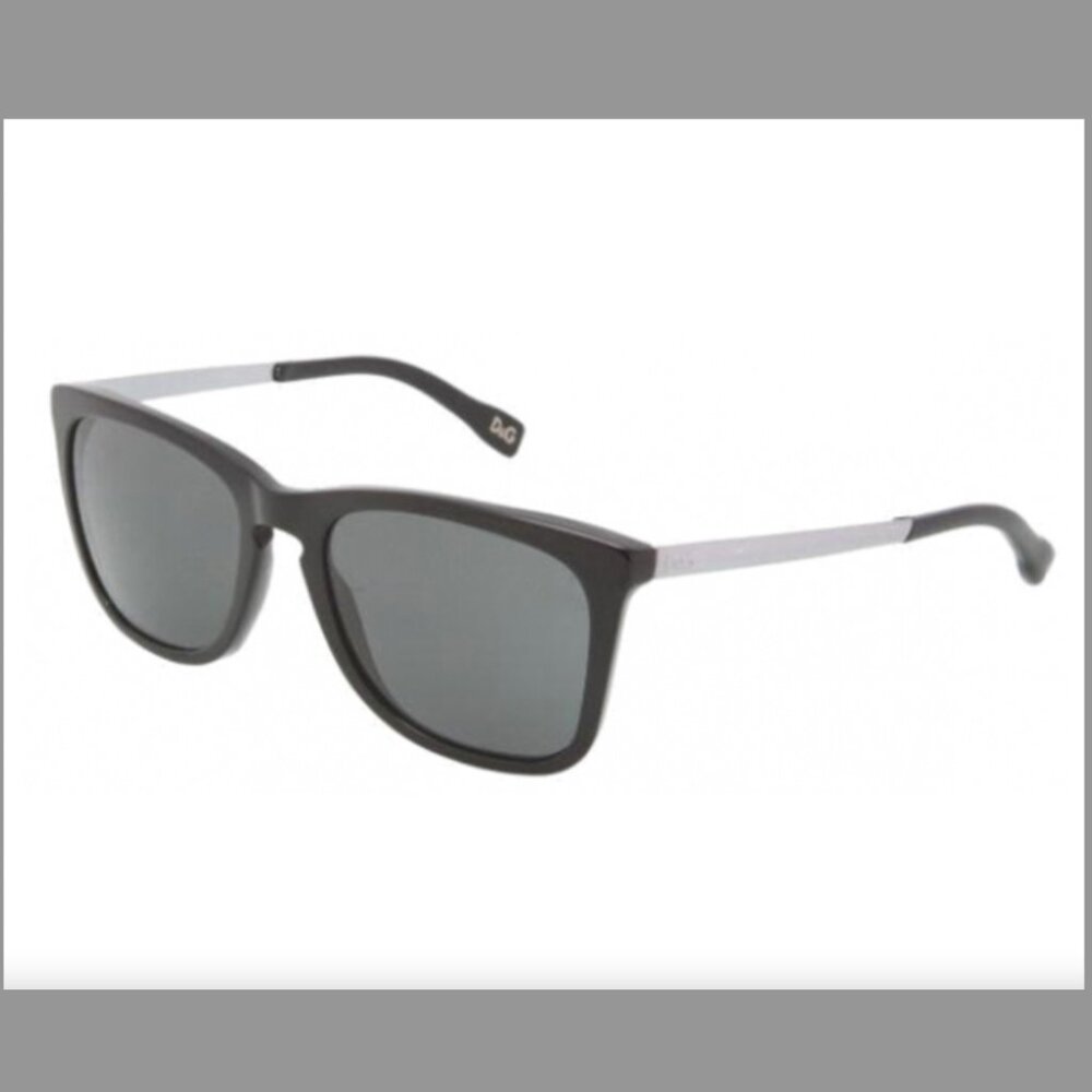 D&G Dolce & Gabbana Black Square Frame Sunglasses